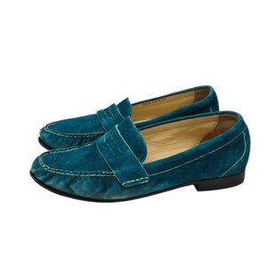 Cole Haan Suede Loafers, Slip On, Blue, Dress Shoe, Party Shoe, Size 9.5 B